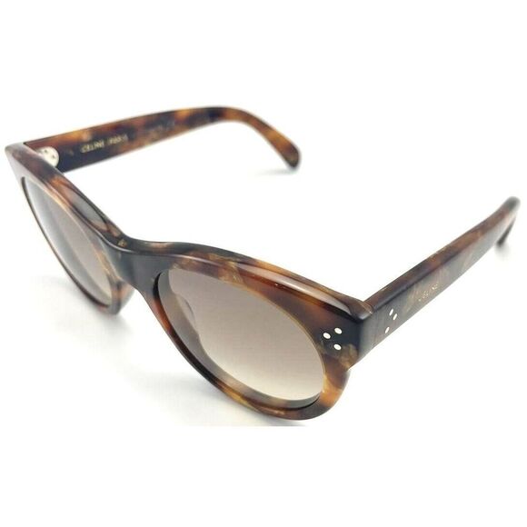 NEW CELINE PARIS CL 40170I 52F HAVANA AUTHENTIC SUNGLASSES 53-22 145 - Picture 1 of 3